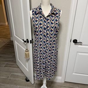 Cabi Amour Shirt Dress- mid calf length- Size Small